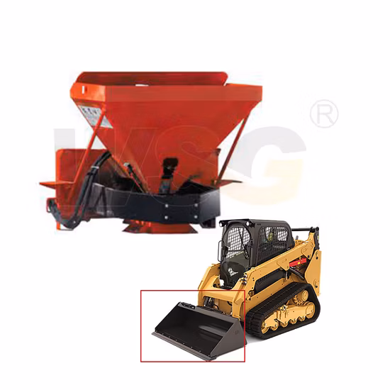 Skid Loader Attachments Hydraulic Snow Removing Blade for Loader