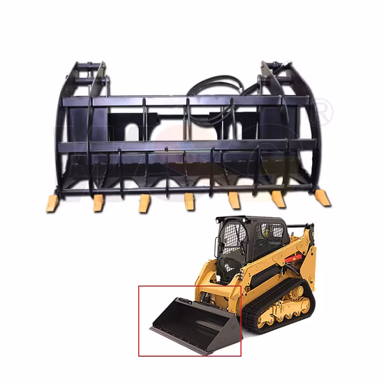 Skid Loader Attachments Hydraulic Snow Removing Blade for Loader