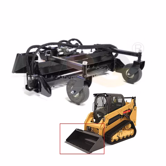 Skid Loader Attachments Hydraulic Snow Removing Blade for Loader