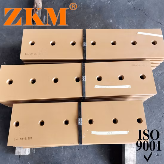 Arête de coupe et embout de godet Embout de bout de bulldozer Arête de coupe de bulldozer